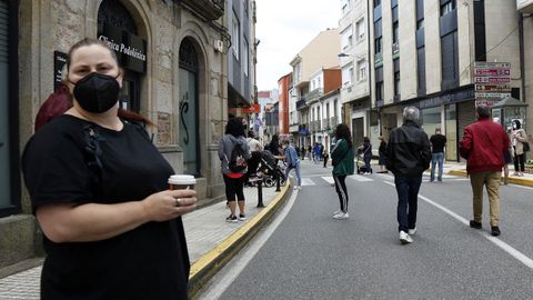 Protesta de los hosteleros por el cierre del municipio