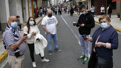 Protesta de los hosteleros por el cierre del municipio