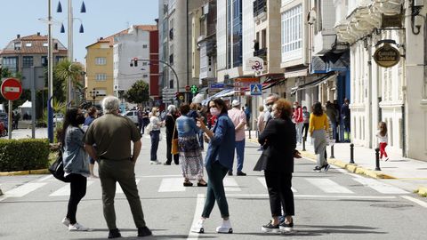 Protesta de los hosteleros por el cierre del municipio