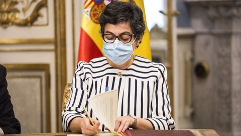 La ministra de Asuntos Exteriores, Arancha González Laya