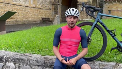 David Bisbal cuenta sus experiencias ciclistas desde Covadonga