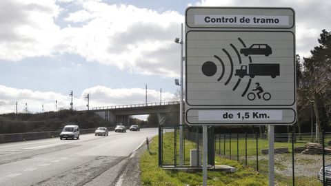 El conductor condenado se salió de la carretera en el peligroso tramo de la N-550 que está vigilado con un radar fijo de tramo