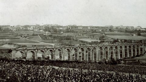 IMAGEN DEL PUENTE DE A CHANCA HECHA POR UN FOTÓGRAFO INGLÉS, JEAN LAURENT, EN 1905