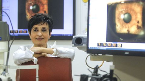 La oftalmóloga Ana González