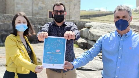 El edil Javier Romar se sumó a Benlloch e Toba para la presentación