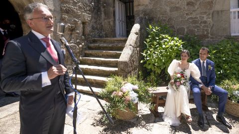 José Luis Raposo, oficiando la ceremonia