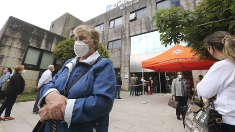 Vacunaciones en el Hospital Virxe da Xunqueira de Cee
