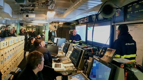 Técnicos de Navantia prestaron apoyo técnico a la dotación