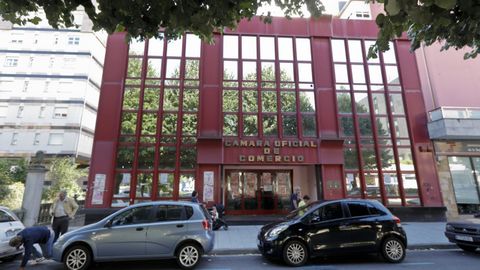 El edificio de la Cámara de Comercio de Lugo