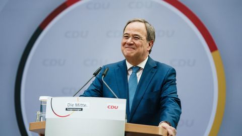 El líder de la CDU, Armin Laschet