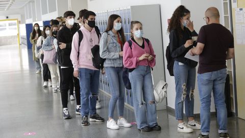 Primera jornada de selectividad en Galicia. Imagen de A Coruña