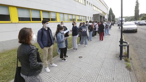 Primera jornada de selectividad en Galicia. Imagen de A Coruña