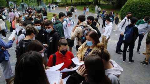 Primera jornada de selectividad en Galicia. Imagen de Santiago