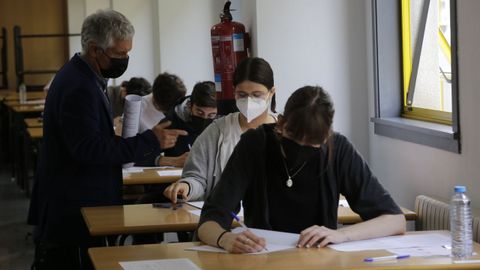Primera jornada de selectividad en Galicia. Imagen de A Coruña