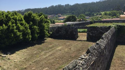 Los jardines están partidos por varios muros