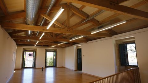 Interior del primer piso del pazo