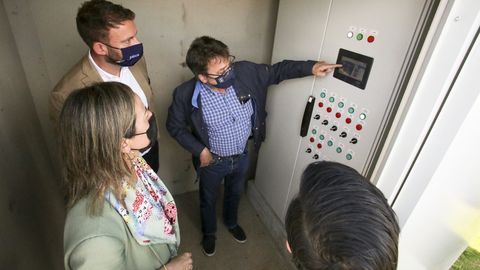 Visita de la conselleira a las instalaciones de A Malata el pasado lunes