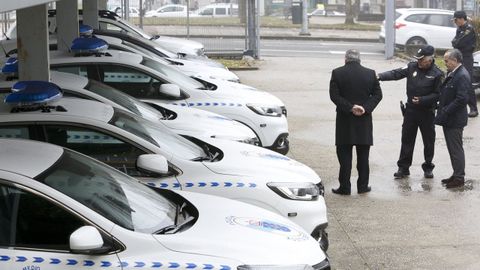 Aparcamiento de la Policía Autonómica de Lugo