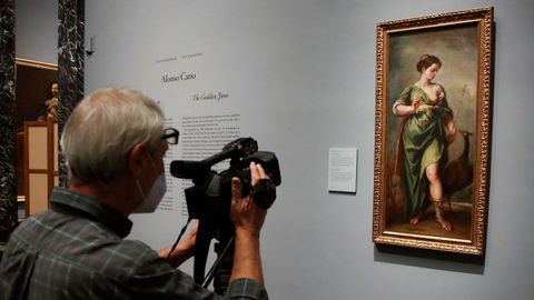 La obra del barroco español «La diosa Juno», presentada a los medios de comunicación en el museo