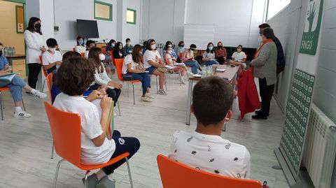 Darío Gil Arias, no colexio Fingoi