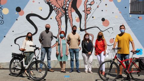 Las visitas turísticas por Lugo incluyen este año paseo a pie y en bici hasta murales artísticos
