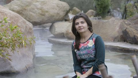La alcaldesa de Lobios, Maria del Carmen Yáñez