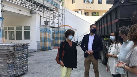 El delegado de la Xunta en A Coruña, Gonzalo Trenor, visitó el centro de menores San José de Calasanz