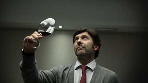 El enólogo coruñés Julio Mourelle, que ahora supervisa los vinos de Finca Míllara