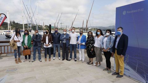 Llegada de la tripulación a Ribadeo