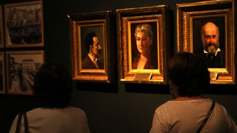 Detalle de la exposición «Emilia Pardo Bazán. El reto de la modernidad».