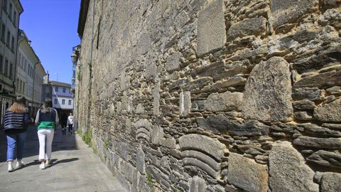 La fachada de Clérigos se cubrirá con mortero, salvo un zócalo