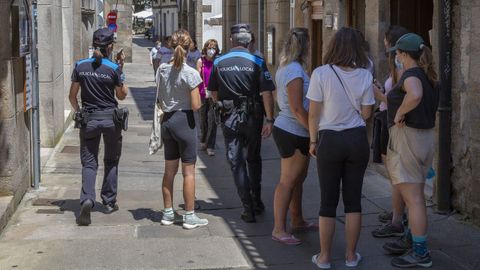 Rúa do Franco, en Santiago