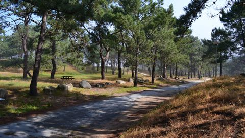 Merendero de Esteiro, en O Barqueiro (Mañón). Dispone de parrillas