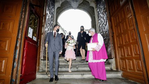Entrada na catedral de Lugo
