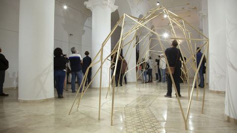 Una de las obras de Villamide en el Museo de Arte Contemporáneo MAC Florencio de la Fuente, en Huete