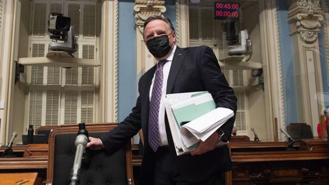 El primer ministro de Quebec, François Legault.