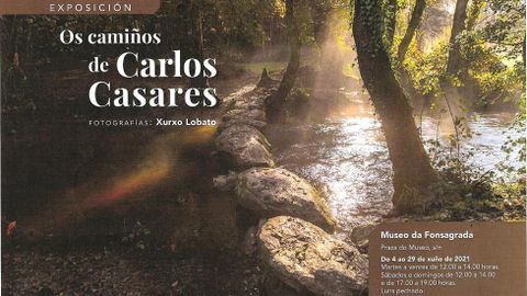 Cartel de la exposición de A Fonsagrada