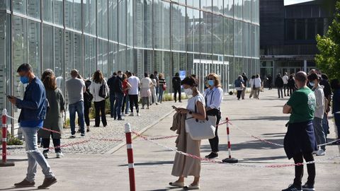 Vacunación contra el covid-19 en Expocoruña