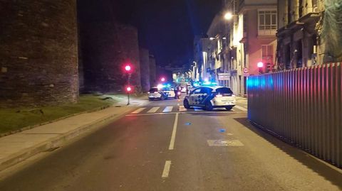 Imagen de archivo de un control da la Policía Local en la Ronda