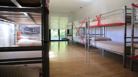 El albergue público de Castroverde es uno de los que abre en el Camino Primitivo