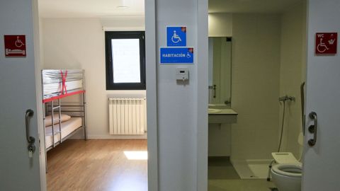 Los albergues públicos cuentan con habitaciones acondicionadas para personas con problemas de movilidad