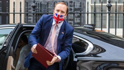 El ministro de Sanidad británico, Matt Hancock, el pasado 27 mayo.