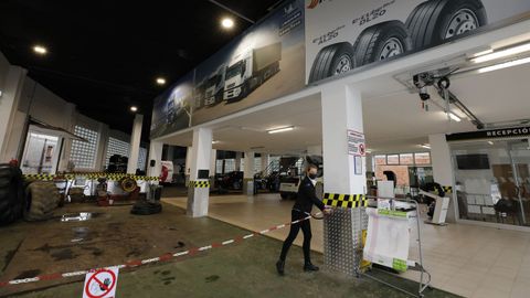 Miñor, un taller conocido y de prestigio en Viveiro; otros concesionarios no tienen su razón social aquí.