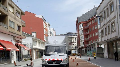 Tramo de la Avenida Álvaro Cunqueiro de Foz en una imagen de archivo