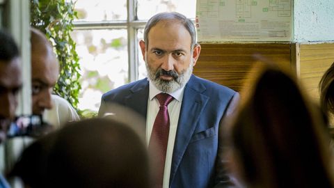 El primer ministro armenio, Nikol Pashinián.