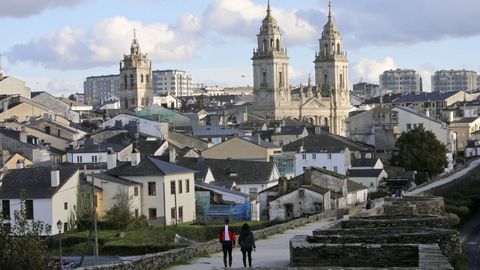 Barrio de A Tinería, en Lugo, donde la Xunta desarrolla un proyecto de rehabilitación integral