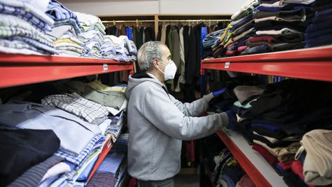 El ropero de Lugo atendió a 1.023 personas de la ciudad durante el año pasado