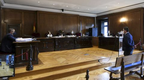 Juicio por violencia de género y abusos contra la mujer, que se celebró en la Audiencia Provincial de Pontevedra