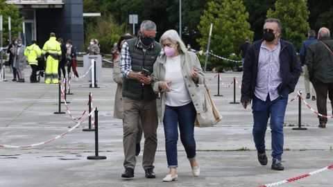 Vacunación contra el covid-19 en Expocoruña