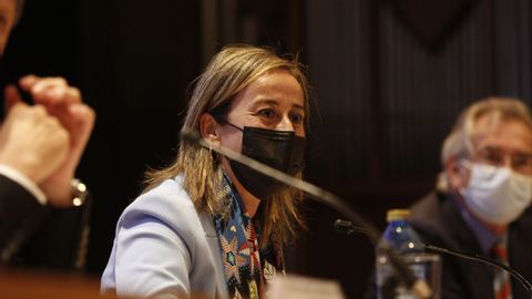 La conselleira de Infraestructuras, Ethel Vázquez